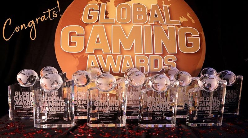 에볼루션 게이밍 글로벌 시상식인 Global Gaming Awards 2021에서 3관왕 달성